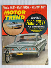 Motor Trend Magazine 1961 - The Complete Year - All 12 Issues picture