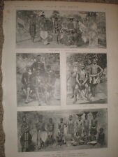 Printed photos scenes at Zoutpansberg Transvaal South Africa 1897 my  ref L picture
