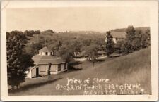 Manistee, Michigan RPPC Photo Postcard View of Store - Orchard Beach State Park picture