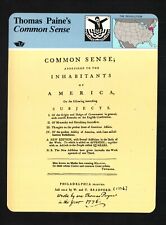 Thomas Paine's Common Sense--Story Of America--1979 Panarizon Card picture