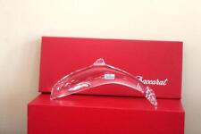 Baccarat Crystal Clear Dolphin Sculpture Figurine 6.25