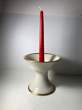 Lenox USA Large Porcelain Pedestal Candleholder 5.75 in. picture