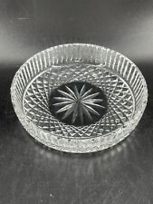 Vintage Waterford Crystal Alana 5” Wine Bottle Coaster Trinket Dish Bowl picture
