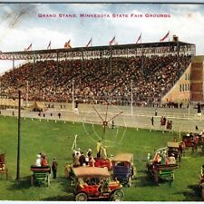 c1910s St. Paul, MN Grand Stand Minnesota State Fair Grounds Touring Car PC A184 picture