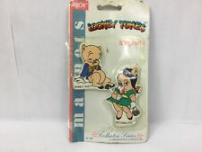 Vintage Arjon Looney Tunes Magnets 1989 Porky Pig Petunia Kmart NOS picture