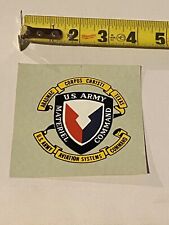 VINTAGE U.S Army Material Command Aviation Systems COLLECTIBLE STICKER DECAL picture