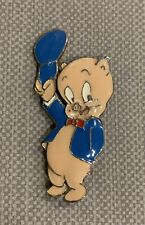 Vintage 1993 Warner bros Porky Pig Pin Starline.  Collectible Enamel Pin Brooch picture
