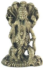 Brass Lord Vishnu Figurine Statue 3