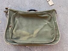 ORIGINAL WWII US ARMY AIR FORCE B-4 OFFICER LUGGAGE CARRY BAG- picture
