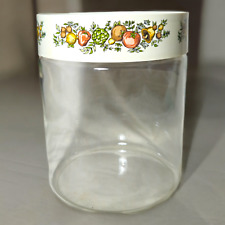Vintage Pyrex Spice of Life Stack and See Canister 6” Diameter by 7” Tall picture