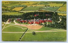 Postcard US Veterans Hospital, Coatesville PA linen H192 picture
