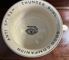 Ceramic Chamber Pot/ Potty/ planter 'ANTI SPLASH THUNDER BOWL' England picture