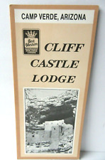 Camp Verde Arizona  Cliff Castle Lodge Brochure Paper Brochure Vintage picture