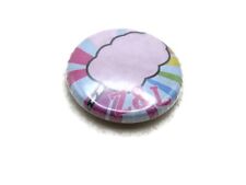Z & L Lettered Cotton Candy Button picture