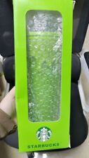 Christmas New Year Gift STARBUCKS Slime Green Glow In The Dark Tumbler Cup 24oz picture
