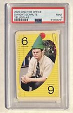 2020 The Office - Uno by Mattel | Yellow #6 Dwight Schrute - PSA MINT 9 picture