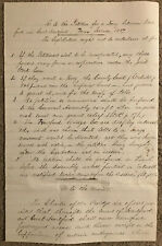 Original 1857 Document / Petition For a Ferry Hartford to East Hartford, Conn. picture