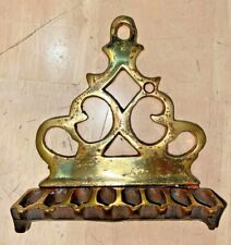 Small Italian Rare Menorah Antique Hannukah Lamp 18th Century Style Judaica Look picture
