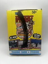 1991 Topps Desert Storm Victory Series Trading Cards Box 36 Sealed Wax Packs picture