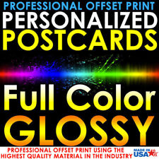 2500 PERSONALIZED CUSTOM PRINTED 3X5 POSTCARDS FULL COLOR UV GLOSS PROFESSIONAL picture