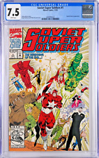 Soviet Super Soldiers #1 CGC 7.5 (Nov 1992, Marvel) Red Guardian, Airstrike app. picture