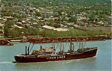 Lykes Bros. Steamship Co., S.S. Gulf Farmer, West Coast of South Postcard picture