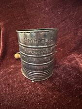 vintage kitchen gadgets. 2 Piece, Grater And Bromwells 3 Cup Sifter picture