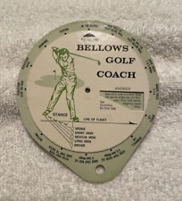 1960's BELLOWS DISTILLERIES GOLF COACH GUIDE / SELECTOR picture
