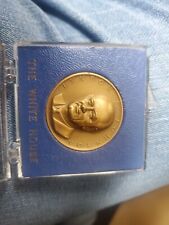 President LBJ Johnson Official White House Giveaway Cased Pict Medal 2” Overall picture