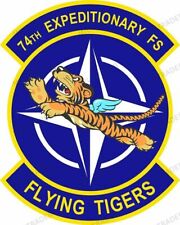 USAF 74th Expeditionary Fighter Squadron Self-adhesive Vinyl Decal picture