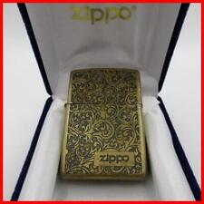 Extremely rare Zippo lighter, brass, arabesque engraving, limited edition picture