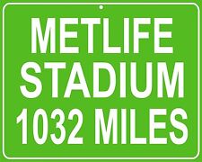 New York Giants and Jets Metlife Stadium Highway Metal sign - your house picture