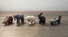 Carved Stone Animals - Set of 9 picture