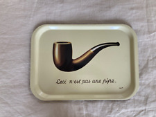 rene magritte the treachery of images bar tray RARE picture