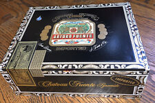 Excellent condition Arturo Fuente Chateau Pyramid Fuente Cigar Box 9”x6.75”x3.5” picture