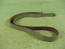 Finnish M27 M39 WWII Green Leather Sling Mosin Nagant Oval Buckle Unissued 50