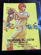 1964 High School Football Program: Easton vs Phillipsburg, PA Thanksgiving Day picture
