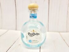 Don Julio Blue Tint Mini Glass Tequila 50ml Bottle with Corked Lid - *EMPTY* picture