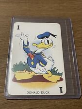 VINTAGE DISNEY 1938 CASTELL DONALD DUCK SHUFFLED SYMPHONIES CARD GAME CARD picture