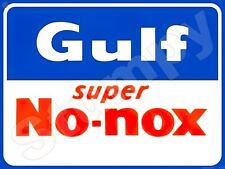 Gulf Super No-Nox  Metal Sign 9