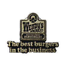 VINTAGE Wendy's Logo Die-Cut 