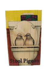 Wood Postcard STOOL PIGEON USA Artist Wile E Wood 3.5 X 5.5 inch picture