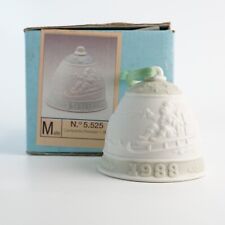 Vintage Lladro Christmas Bell 1988 Ornament In Original Box Sleigh Ride RETIRED picture
