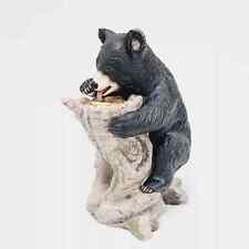 VINTAGE Black BEAR PORCELAIN FRANKLIN MINT 1977 Baby Animal Sculpture Collection picture