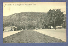 Postcard North Main Street Looking North Beacon Falls Connecticut CT picture