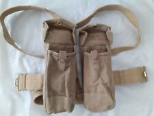 WW2  1943 AMMO POUCHES W/BELT SUSPENDERS picture