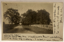 1908 RPPC Great Elm Farm, Unknown Location, Vintage Real Photo Postcard picture