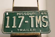 Missouri 1985 License Plate 117-TMS picture