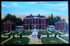 Antique Pre Linen Postcard~ New Bern North Carolina Historic Tryon Palace picture