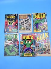 Vintage Lot of 6 Marvel Incredible Hulk Comics picture